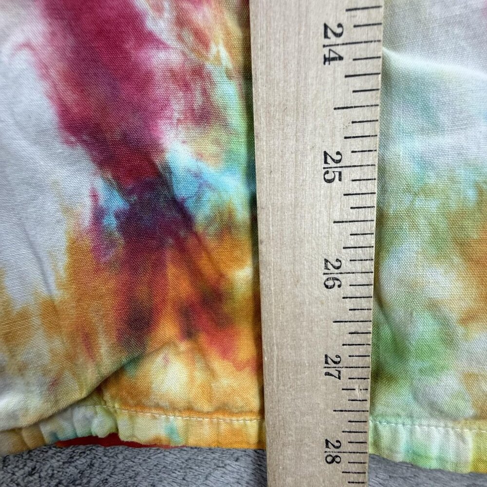 Vintage Banana Republic Shirt Mens Large Tie Dye Button Up Short Sleeve 80s - Picture 13 of 14